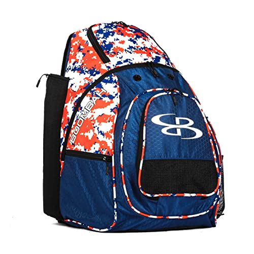 Boombah Squadron Bat Pack Digital Camo Royal Blue/Orange