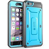 SUPCASE [Unicorn Beetle Pro Series] Case Designed for Apple iPhone 6 Plus 5.5 Inch display w/ Built-in Screen Protector (Blue)
