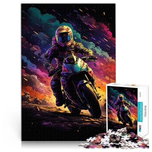 1000-teiliges Puzzle für Erwachsene, Motogp, Heimdekoration, Lernspiel für Geburtstag, Weihnachten, 26x38cm