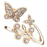 BUGUUYO Anillos Decorativos de Aleación para Correa de Reloj, Charm de Reloj con Piedras Preciosas Dorado, Set de Accesorios Elegantes para Relojes Inteligentes, Decoración Bijouterie