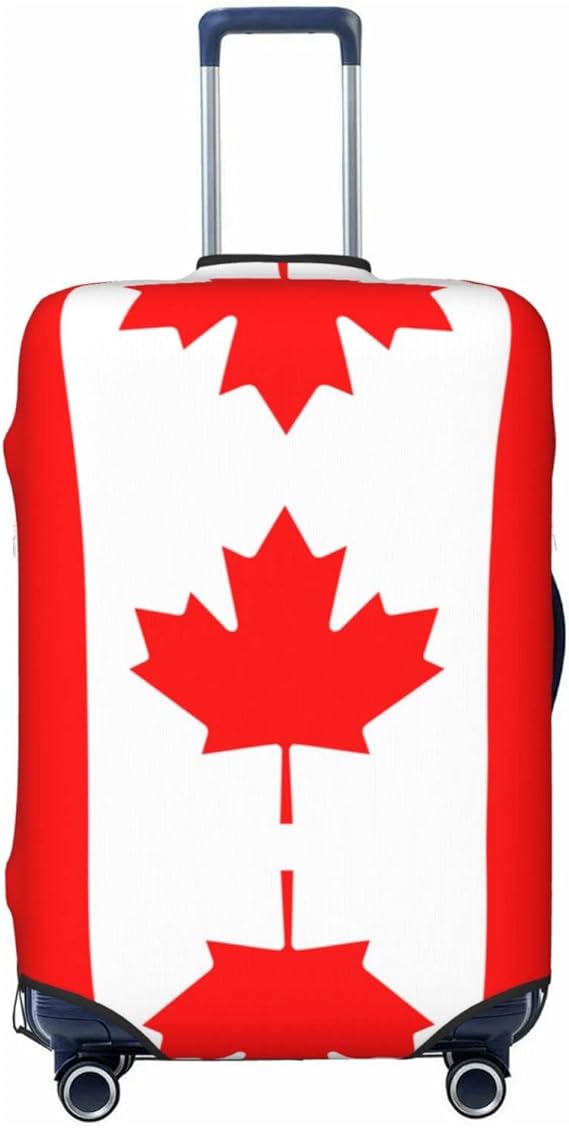 Review ZGXJJPP Canadian Flag Thicker Luggage Cover Elastic Suitcase