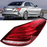 Pinkomoto LED Tail Lights Compatible with Mercedes Benz W205 C300 2015 2016 2017 2018, Right Brake Turn Signal Taillight, W205 Passenger Side Taillamp Replacement