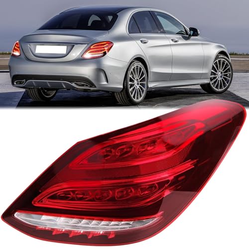 Pinkomoto LED Tail Lights Compatible with Mercedes Benz W205 C300 2015 2016 2017 2018, Right Brake Turn Signal Taillight, W205 Passenger Side Taillamp Replacement