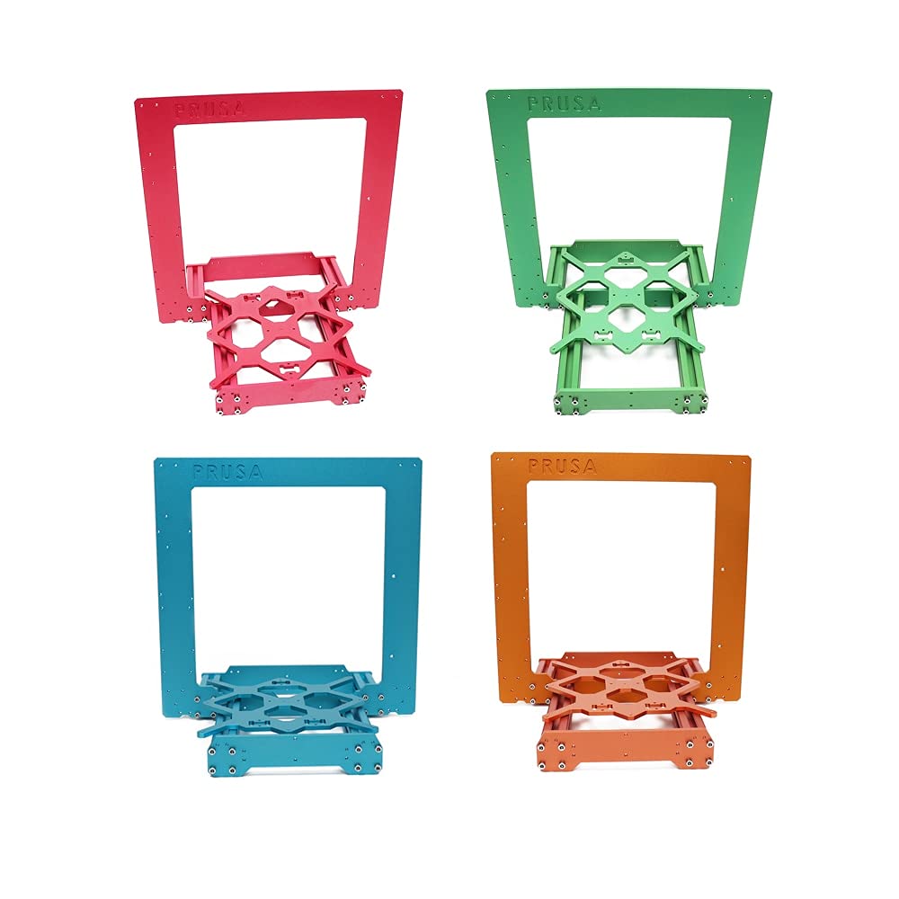Lysee 3D Printer Parts & Accessories - Blurolls Colorful Prusa i3 MK3/MK3S 3D Printer Frame Front and Rear Plate Y Carriage 3030 extrusions - (Size: Option 1, Color: Blue)