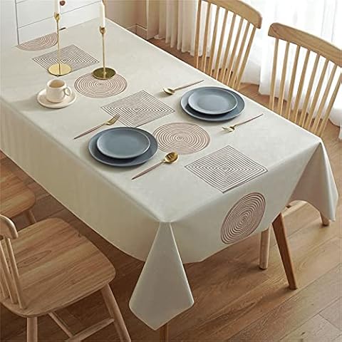 Pvc Rectangular Waterproof And Oil-Proof Anti-Scalding Tablecloth Cover
