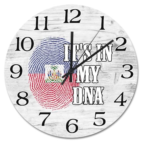 Horloge murale drapeau Haïti, le cadeau idéal pour vos proches - 2