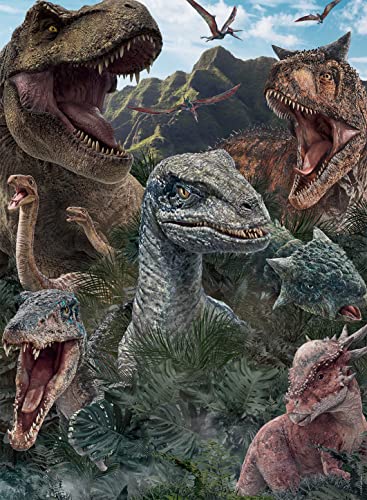 Puzzle 150 pièces : Jurassic World 3 : Les dinosaures de Jurassic World Ravensburger Nathan - vue 6