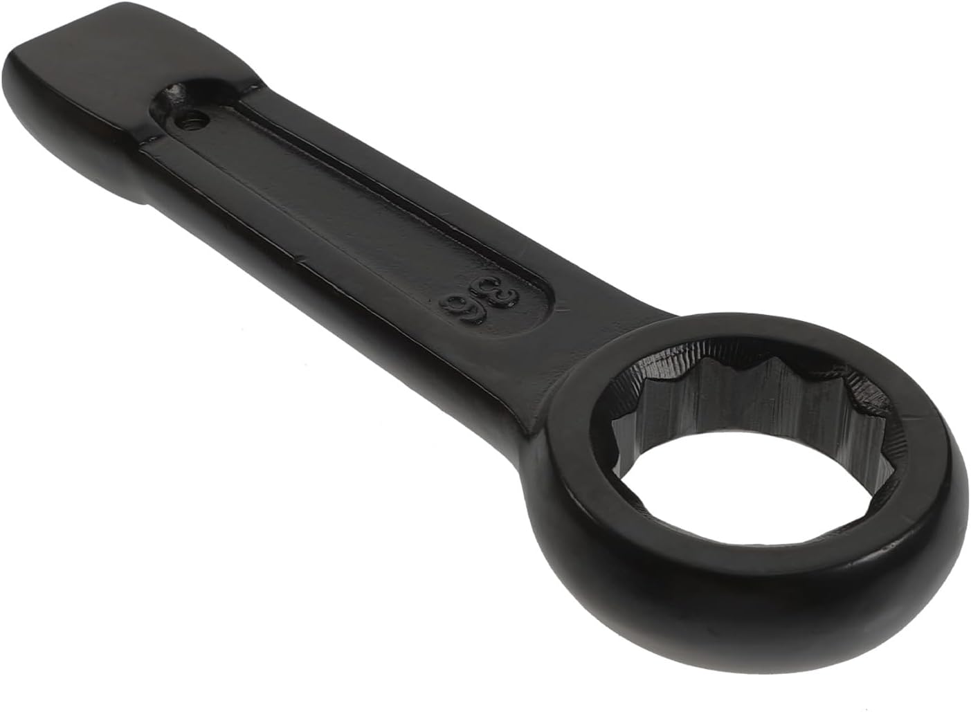 Heavy Duty 36mm Offset Ratcheting Wrench Steel Spanner Wrench Forged Striking Box-end Tool for Mechanics and Industrial Use