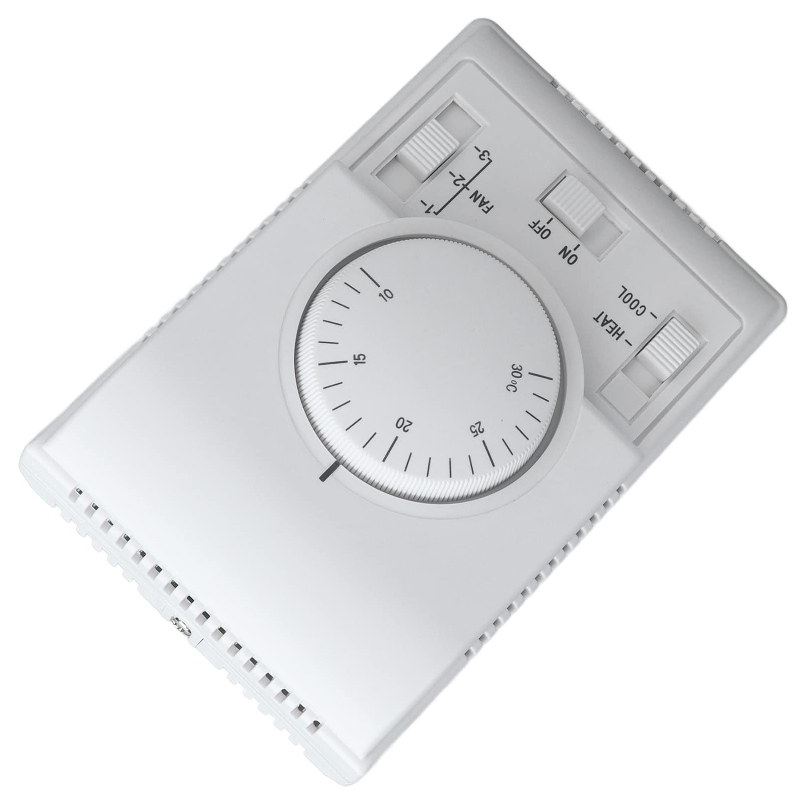 Thermostat Mécanique Thermostats Chauffage et Refroidissement Régulateur de Température Mécanique à Deux Voies Interrupteur de Thermostat pour Air Central Programmable