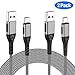 Durcord USB C Cable, Upgarded 2Pack 10ft Fast USB Type C Charging Cable for Android/Phone/Pad/Laptop, Type C Charger Braided USB Cable Compatible withi Phone 17/16/15/Pro/Plus/Max/Sam.Sung-Silver