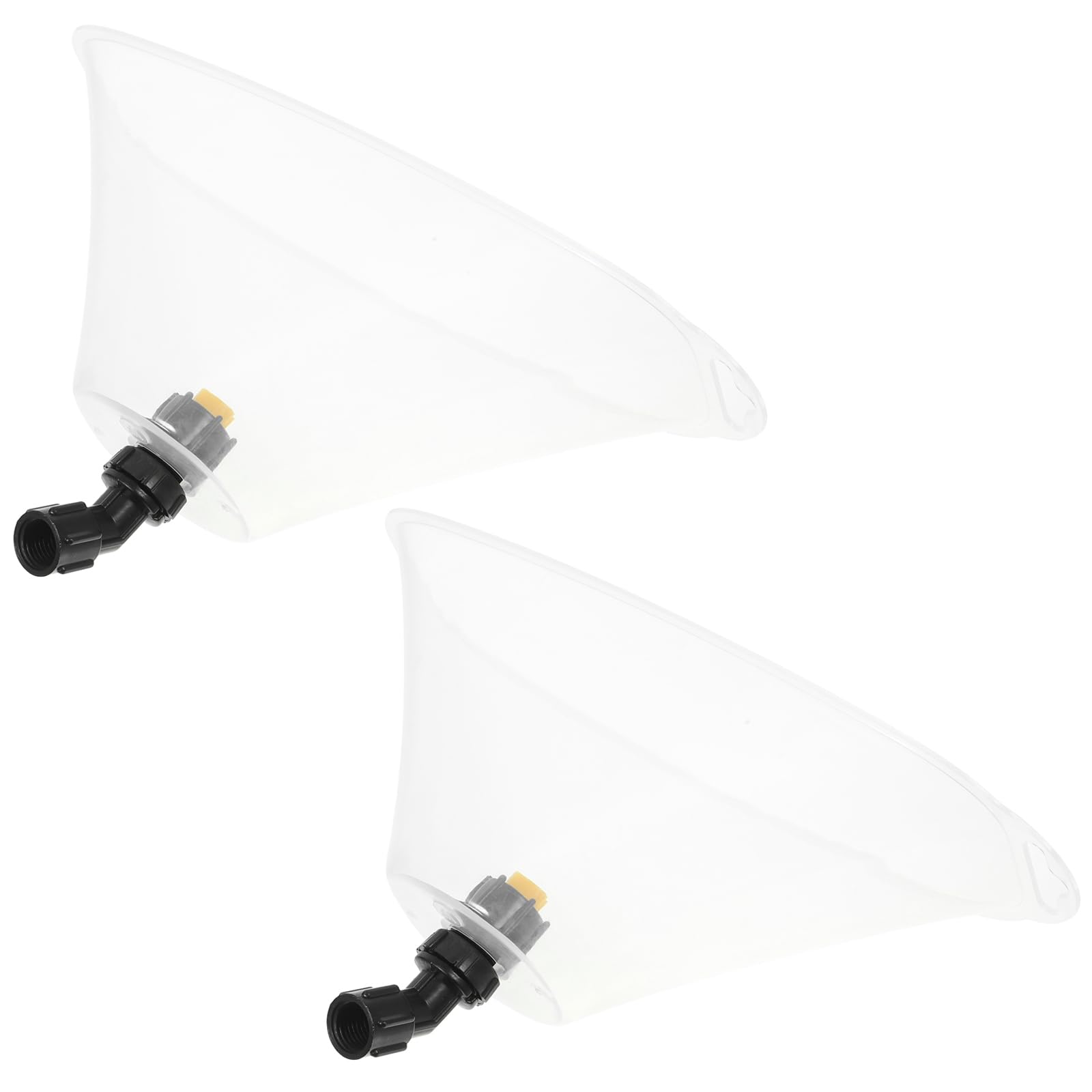 BESPORTBLE 2pcs Gardening Spray Plate High Pressure Spray Misting Nozzle High Pressure Spray Nozzle Atomizing Nozzle with Windproof Shield Gardening Tool Nozzles Component Electric Plastic