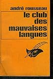  Le Club des mauvaises langues (Collection Le Masque)