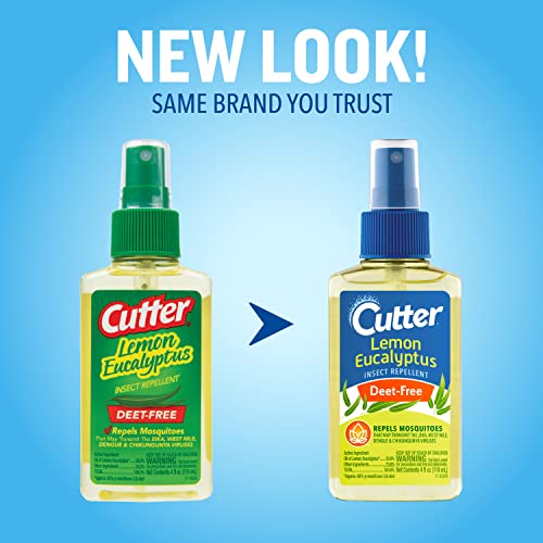 Cutter Lemon Eucalyptus Insect Repellent, No DEET Mosquito Repellent, 4 fl Ounce (Pump Spray) - Thumbnail 3