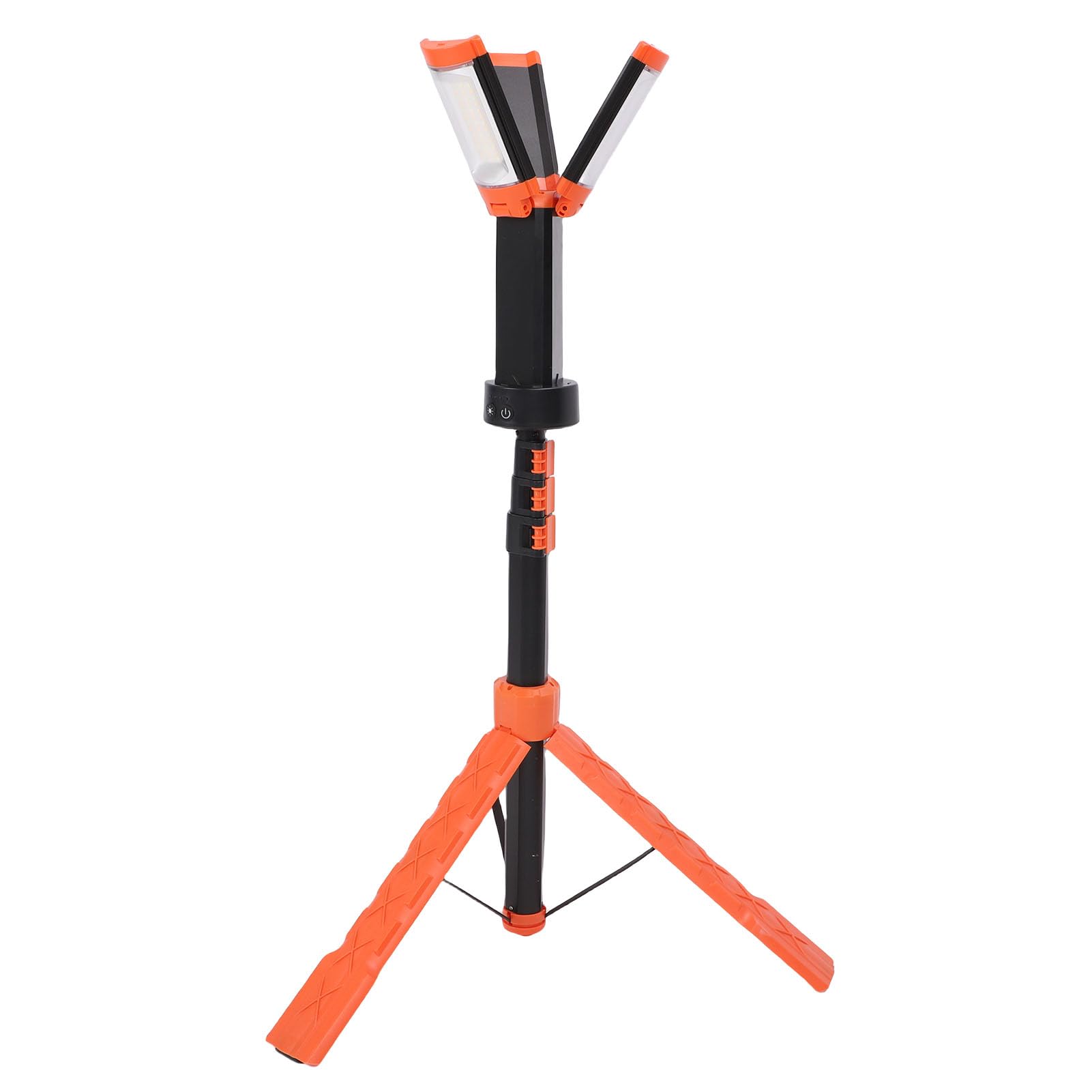 Wiederaufladbare Campingleuchte, 9000 MAh, 186 Cm, 2600 Lm, Tragbare LED-Arbeitsleuchte, Außenleuchte mit Verstellbarem Ständer und 3 LED-Köpfen, Ideal für Garage, Stativ und Magnetische