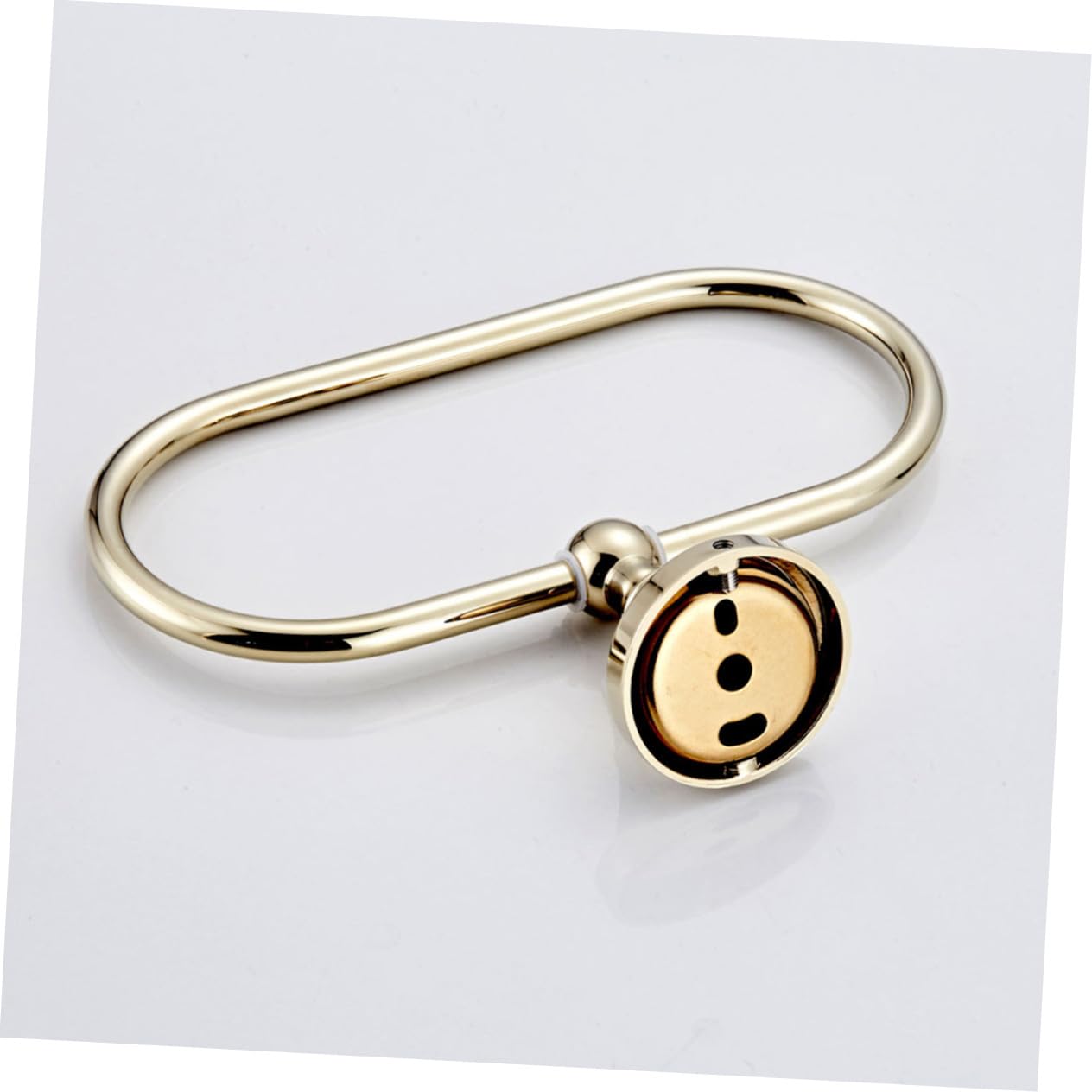 Kisangel Anillo para Toallas de Baño Ovalado de Inoxidable Toallero Moderno para Pared Toallero para Baño Cocina y Hotel