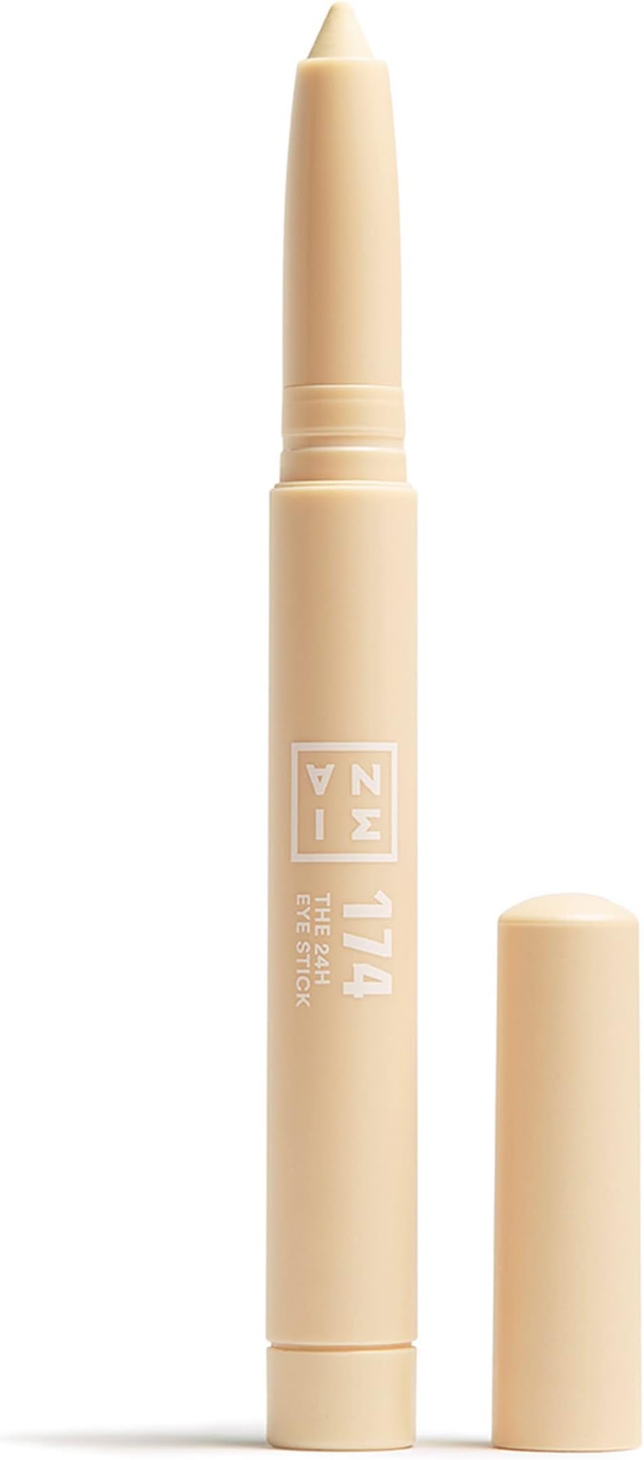 3ina MAKEUP - Vegan - Cruelty Free - The 24H Eye Stick 174 - Cream - 24H Waterproof Formula - Creamy Texture - Eyeshadow Stick - Highly Pigmented - Quick Dry - Matte Shimmer Mettalic