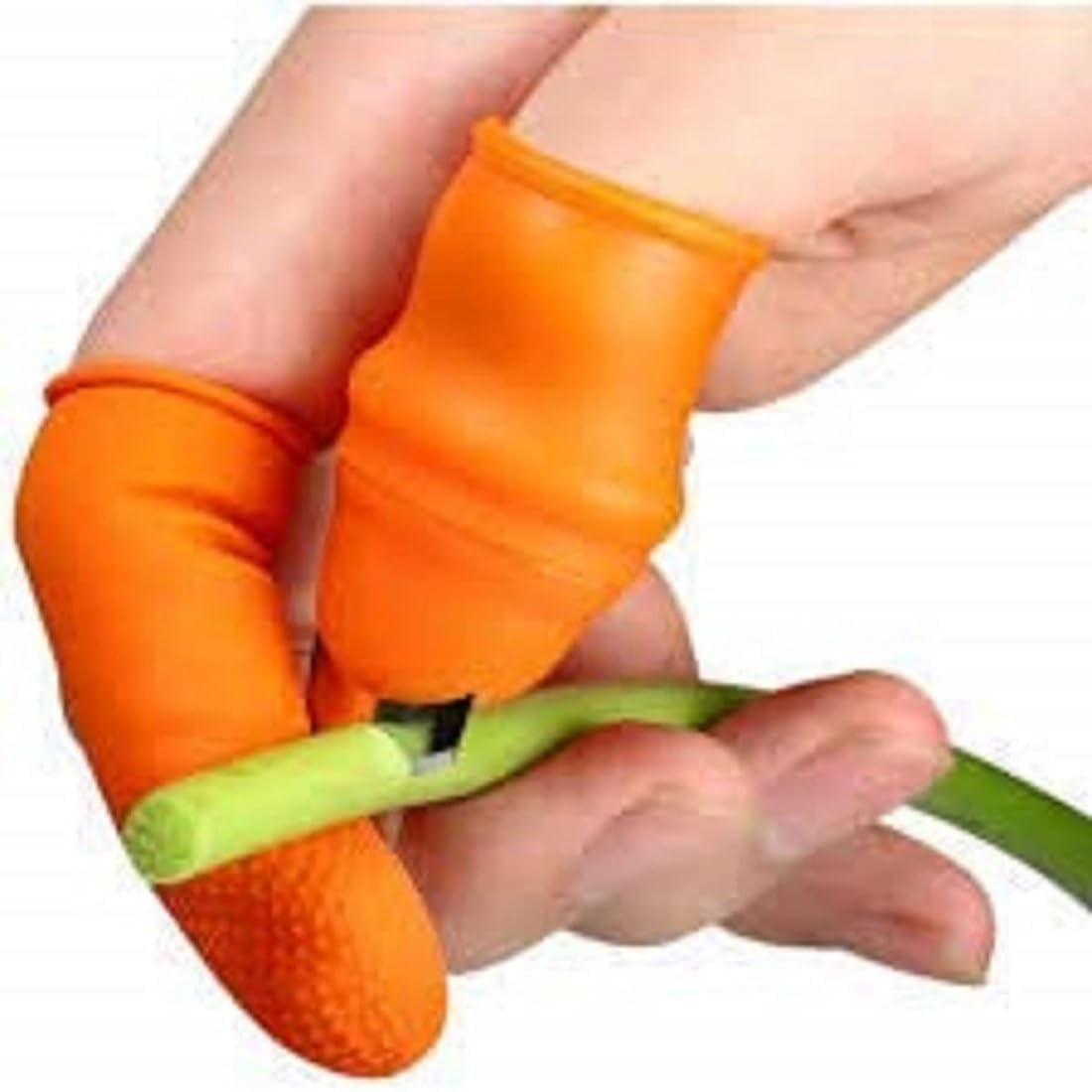 Tornaddo Stainless Steel Thumb Knife Silicone Thumb Knife Finger Cutter Cutting Set Vegetables Picker and Finger Protector (B0CM3QFYQG) Amazon Price History, Amazon Price Tracker