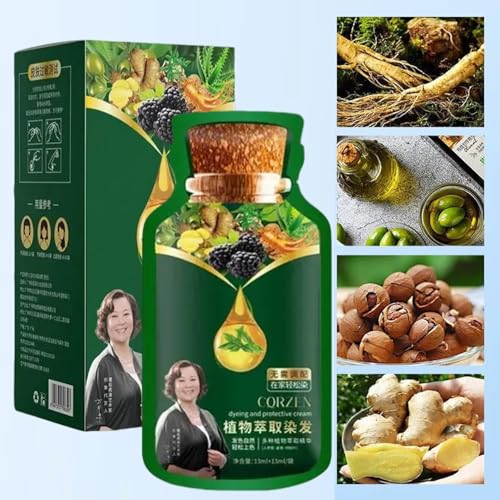Tinte natural rápido base vegetal KOQRY 10 sobres miniatura 4
