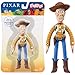 FleXfigs: Pixar Woody & Mr. Incredible- 2 Character Pack - Articulated Action Figures, Flex It - Pose It!, Collectible Toy Miniatures, Kids Ages 3+