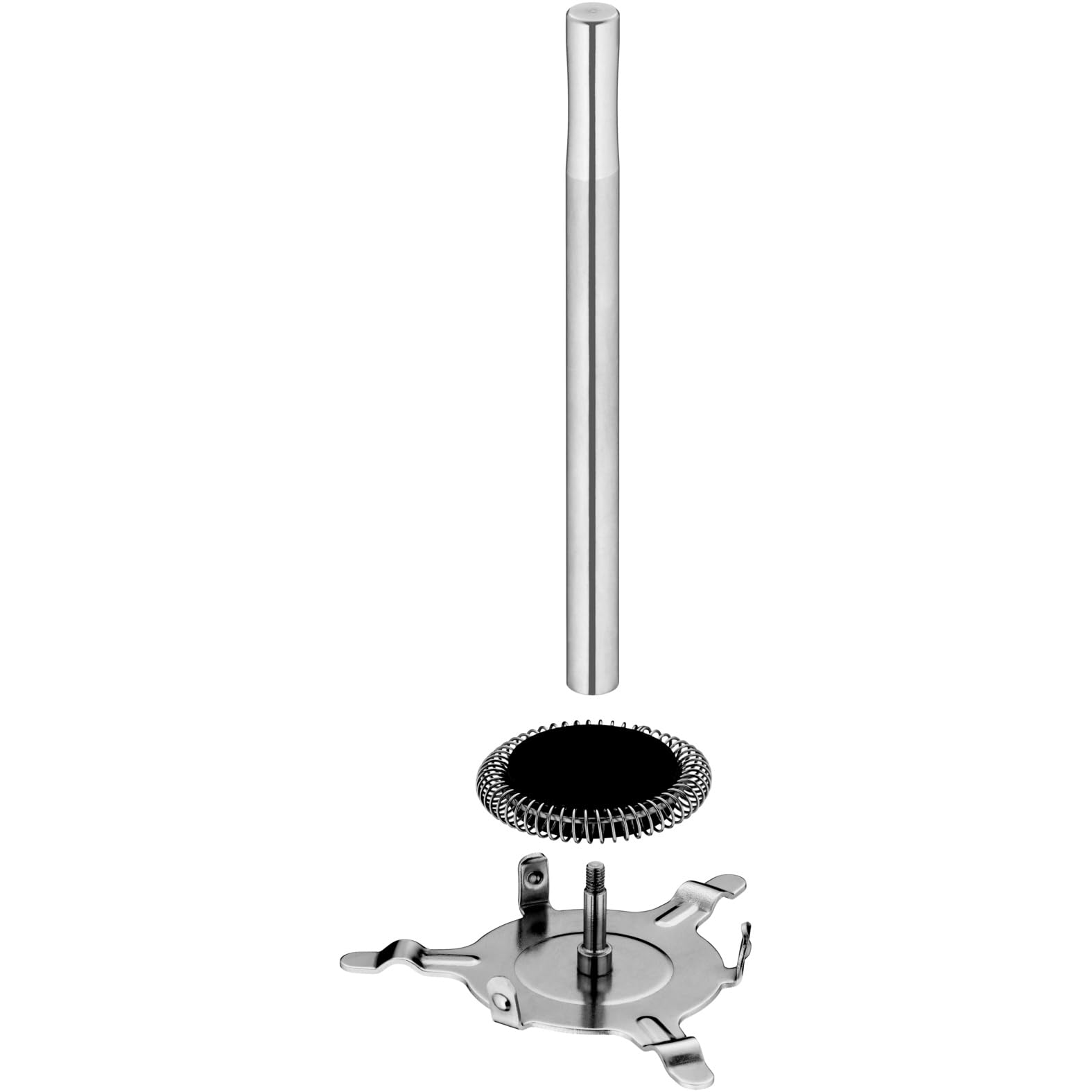 WMF Lono - Espumador de leche de cristal eléctrico, 150-250 ml, 650 W, batidora de frape, pantalla táctil, para espuma de leche caliente y fría, leche caliente, calentador de leche, cacao, chocolate