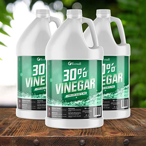 Premium Grade - 30% Pure Vinegar - 1 Gallon - 100% Natural Concentrated Cleaner - 450 Grain - Industrial Strength - Excellent Bleach and Ammonia Alternative - Ecoxall Chemicals - Thumbnail 2