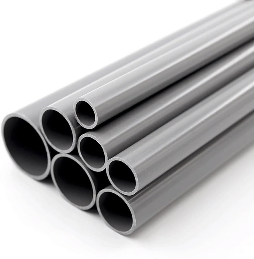 PVC Round Pipe 50cm - Versatile Tubing for Garden, Aquarium, and DIY Water Cooling Projects(O.D 25mm)