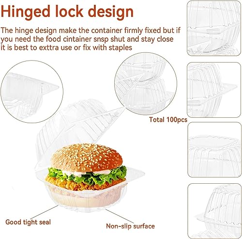 Mfdsj MF-2303062231 100 Pack Disposable Plastic To Go Containers thumb #3