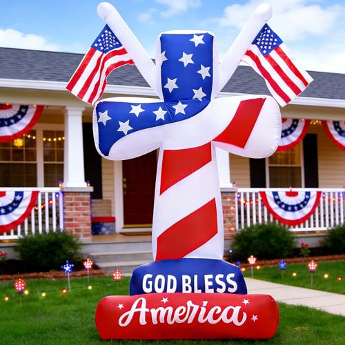 6FT Patriotic Independence Day 4th of July Memorial Day Inflatable