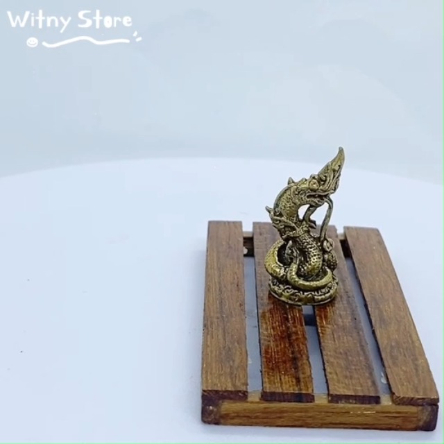 Estatua mini de Buda de bronce 1.25 pulg. miniatura 7