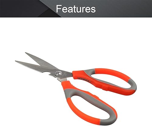 Miniatura 3 de Utoolmart Tijera de cocina de 8 pulgadas, cizalla multiusos para pollo, aves de corral, pescado, carne, barbacoa, 1 unidad