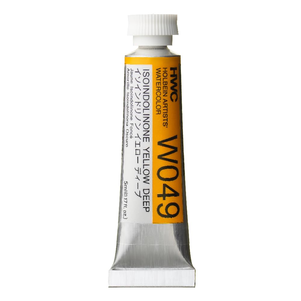 Holbein : Artists' : Watercolour Paint : 5ml : Isoindolinone Yellow Deep