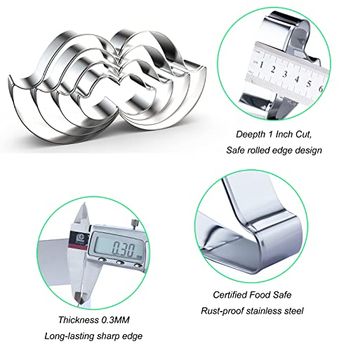 Opiniones de cortadores dia del padre disponible en línea. 9 cortadores dia del padre marca QAAQS (3)