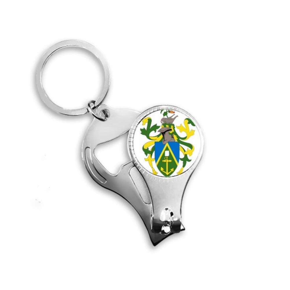 Porte-clés blason Pitcairn Islands cadeau original pour passionné Océanie
