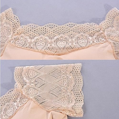 Image of DRESHOW Lace Bralette Tank Tops Wireless Bra Lace Crop Top Removeable Pads Yoga Sports Bra Undershirt for Women & Teens
