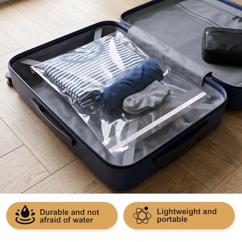 Bolsas plásticas A3 con cierre hermético autoadhesivo para proteger documentos y ropa 7