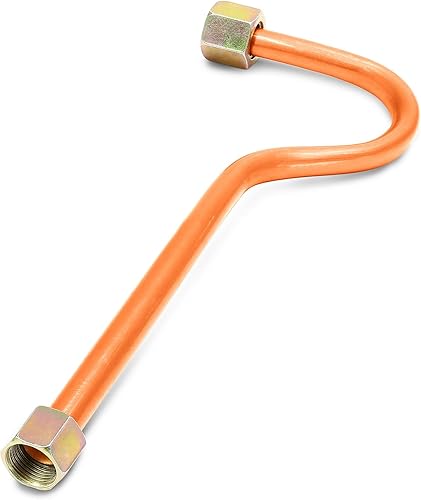 Miniatura 8 de Tubo de escape del compresor de aire de aleación de aluminio, tono de cobre de repuesto, tuerca hexagonal de 0.591 in/0.6 pulgadas de diámetro,