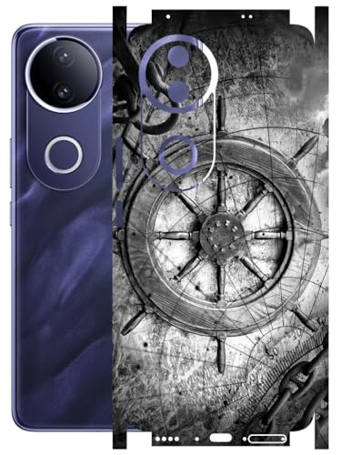 Image of AtOdds - Full Body Back Screen Guard Protector Film - Lamination Wrap Skin Sticker Compatible with VIVO T4R (5G) | Scratchproof Matte Finish (Voyage)