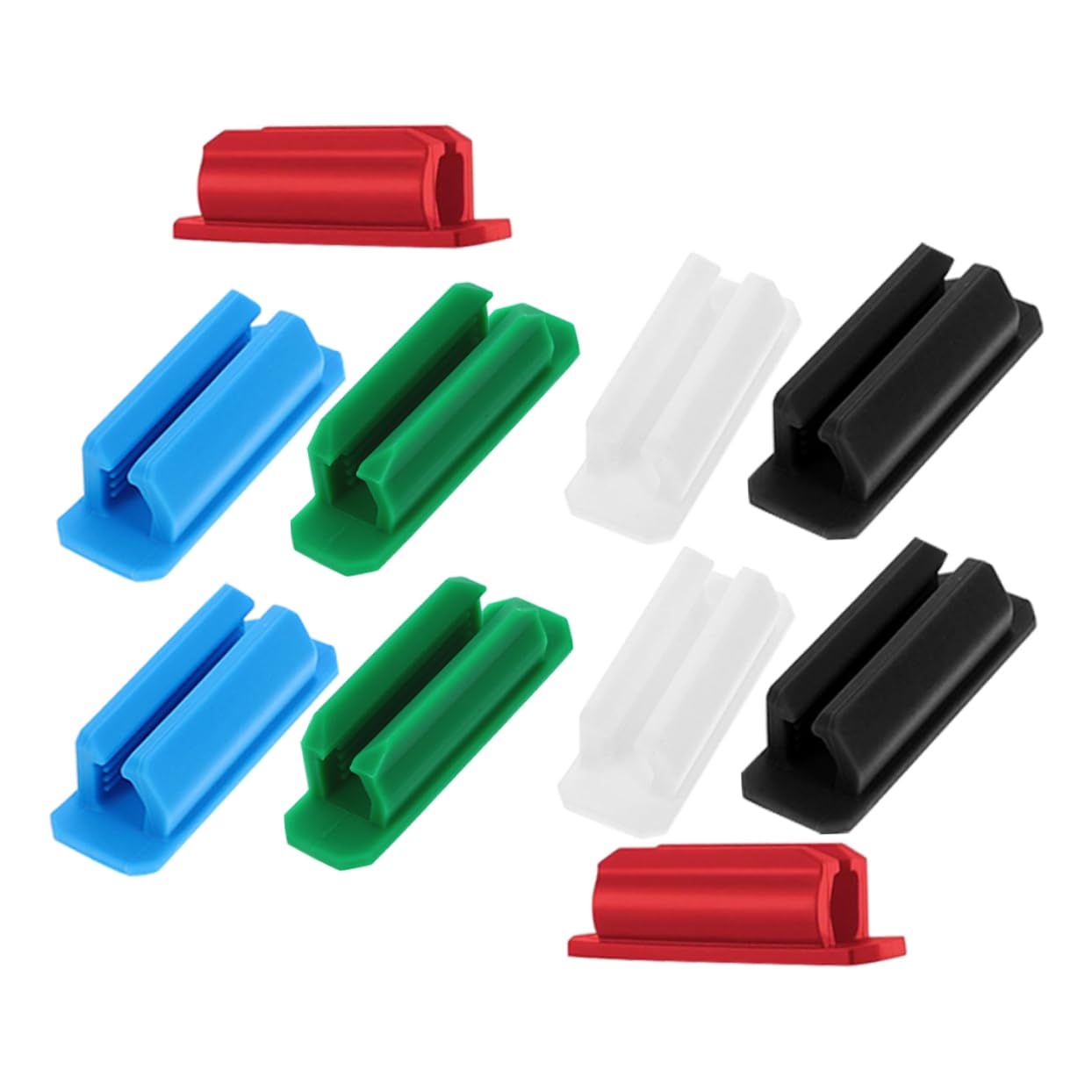 4 Sätze Teiliges Selbstklebender Stifthalter Clips Aus Silikon Für Schreibtisch Geeignet Für Stifte Bleistifte Marker Praktischer Organizer Für Schule Büro Und Zuhause 10 Stück * 4