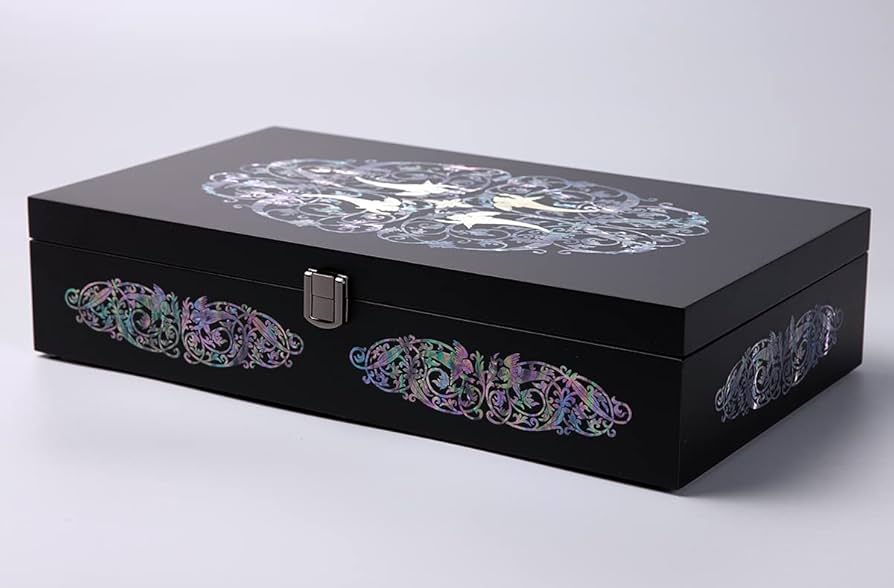 Amazon|螺鈿細工 宝石箱 木製 ジュエリーボックス アクセサリーケース Amazon|螺鈿細工 宝石箱 木製 ジュエリーボックス アクセサリーケース