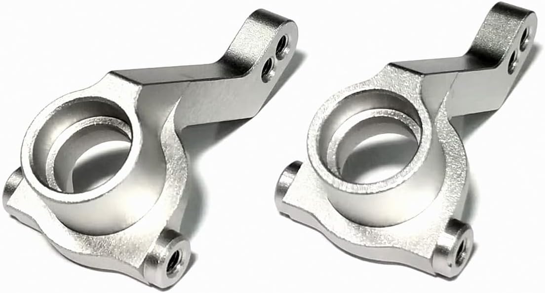 kingfly Custom Aluminum Front Uprights for Tamiya BBX BB-01 1/10 Buggy Chassis