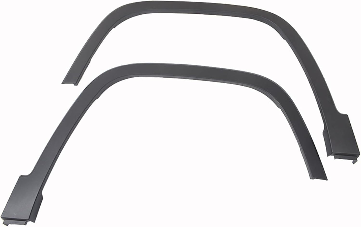 Silscvtt 2 Pcs Black Plastic Front Left and Right Side Fender-flares Set Replacement for Grand Cherokee 2014-2018 CH1291111 CH1290111 68210314AE 68210315AE