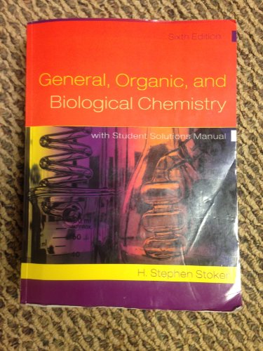 General, Organic, and Biological Chemistry with... 0495977497 Book Cover