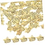 LIFKOME 100 piezas Dijes de Metal Graduación Colgantes de Gorro de Graduación Accesorios de Joyería DIY Dijes Números para Pulseras y Pendientes