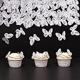 Edible Flowers Edible leaves &Edible butterflies Wafer Paper Cake Cupcake Toppers for Decorating Ric