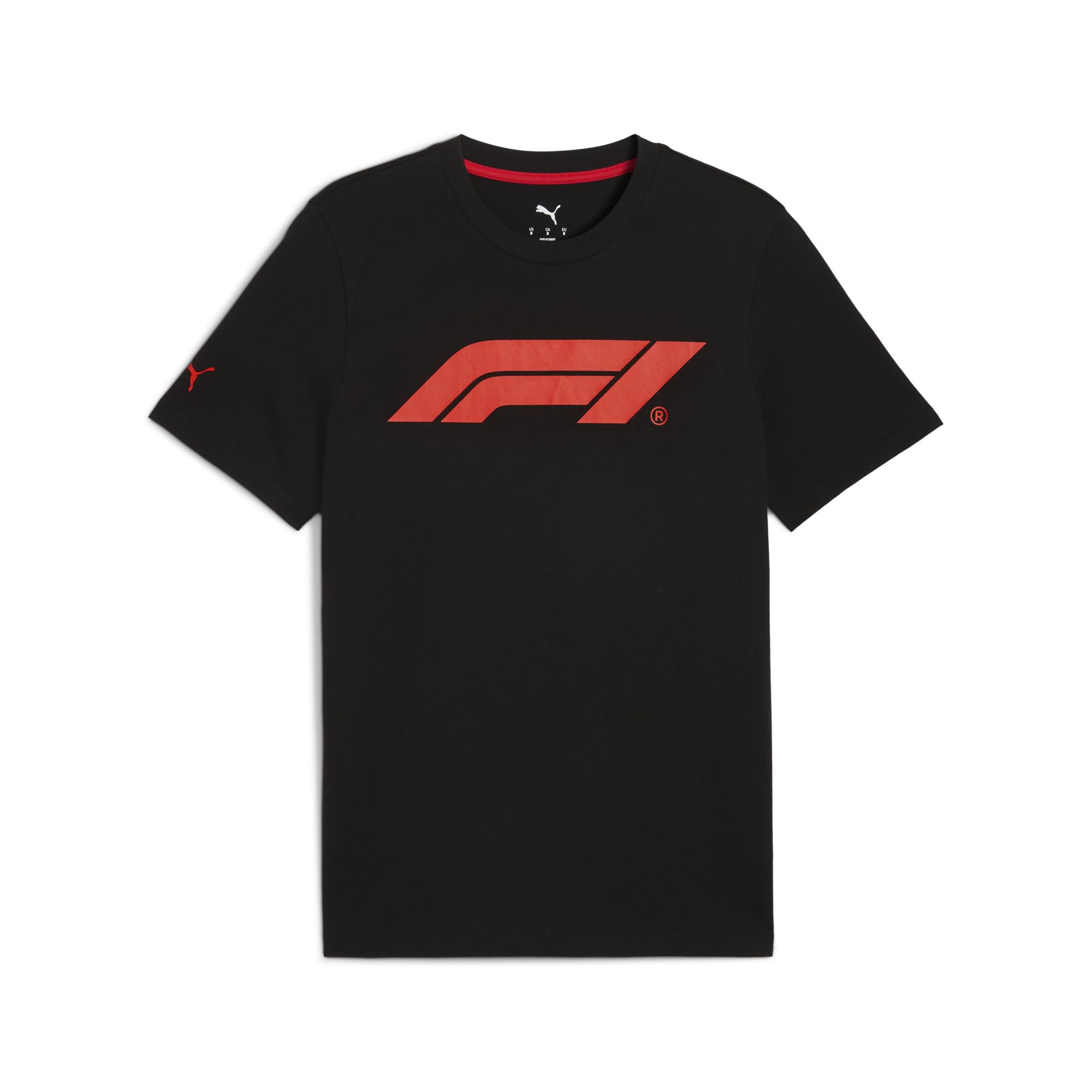 Mens F1 Essentials Logo 180G Crew Neck Short Sleeve Casual Tops Casual