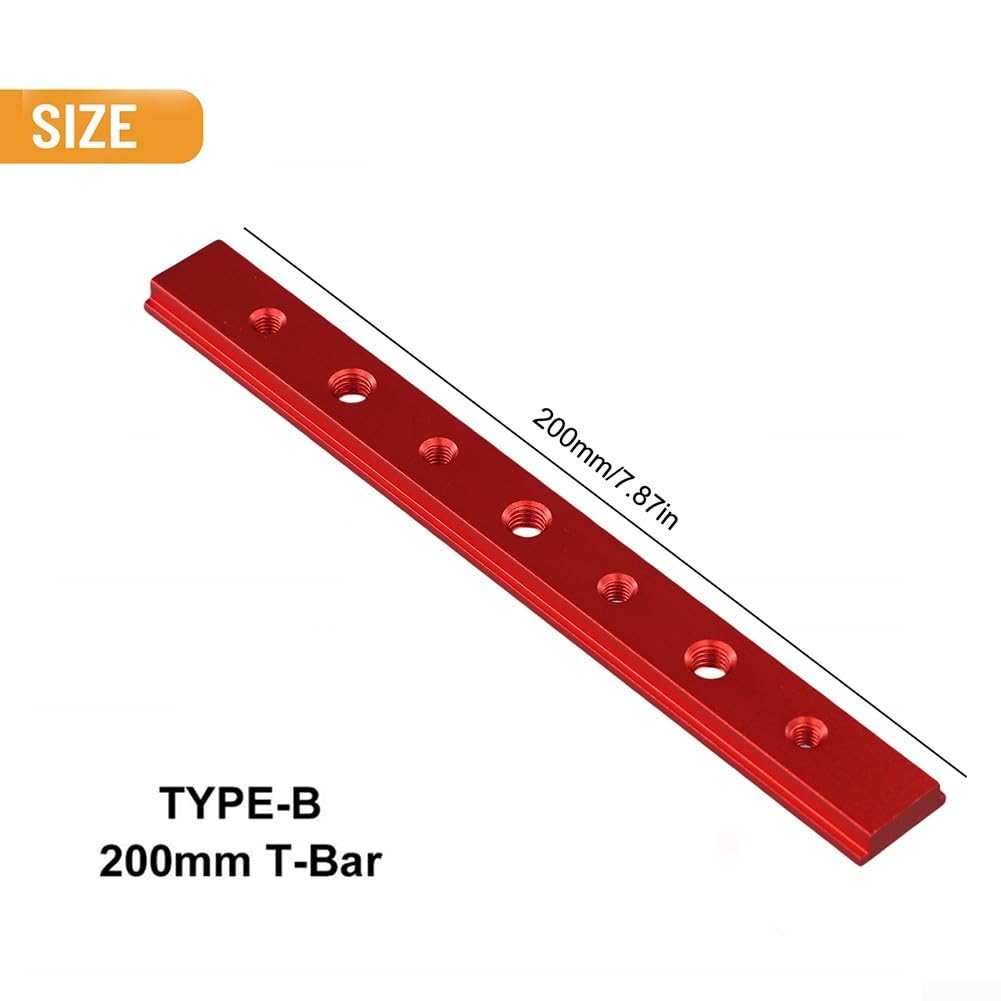2Pack Woodworking T-Slide, Aluminum Alloy T-Track Slider - Image 3