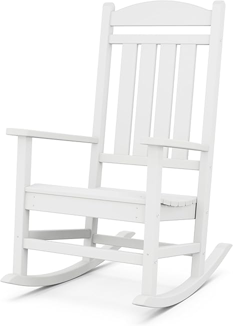 Amazon.com: POLYWOOD Presidential Rocking Chair in White