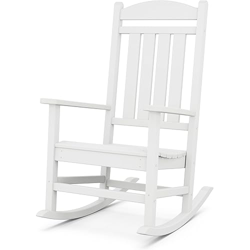 POLYWOOD Presidential Rocking Chair in White