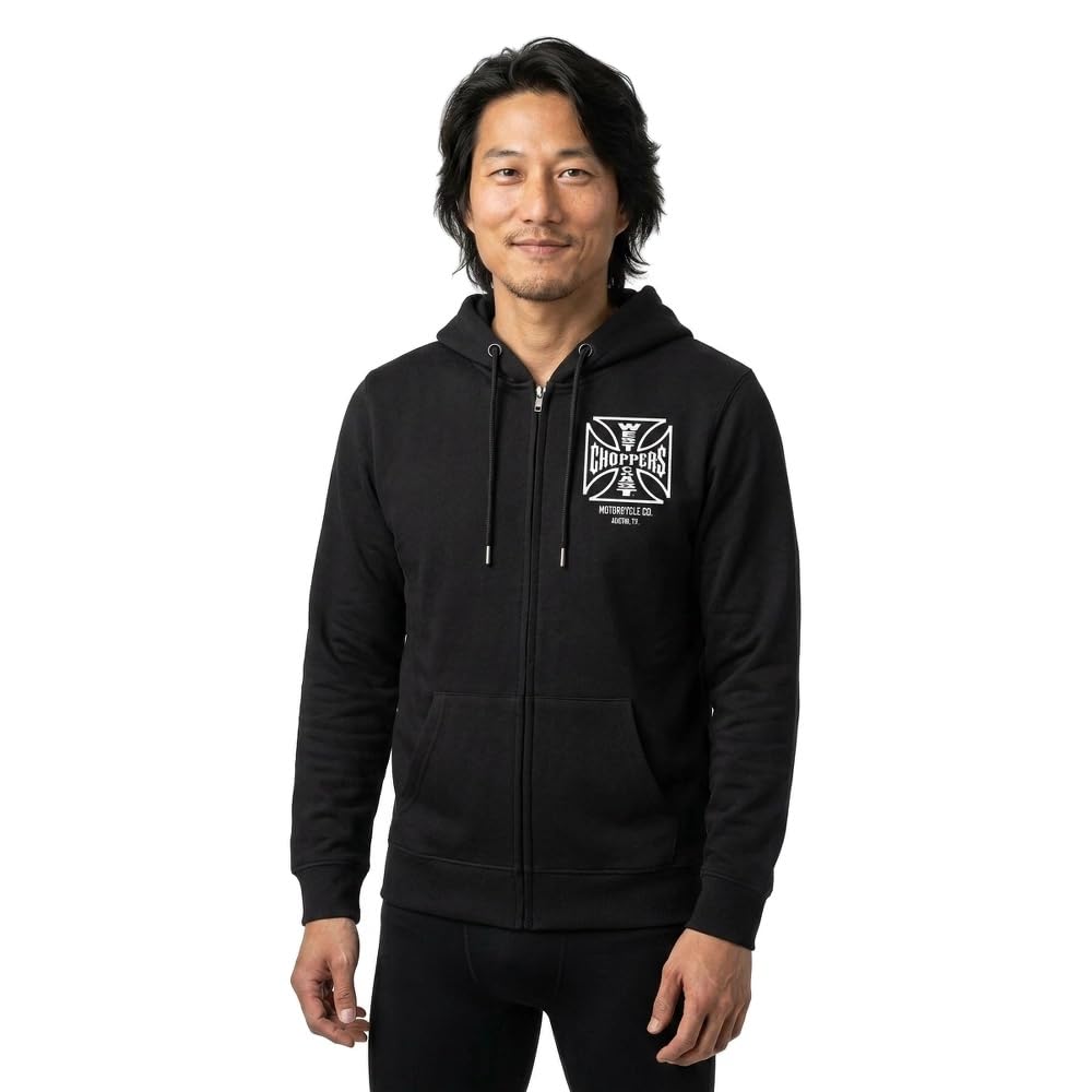 West Coast Choppers ATX Cross Full Zip Sweatshirt M