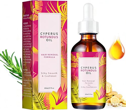 Caramela Beauty Cyperus Rotundus Oil for Natural Hair Reduction - 60ml/2oz